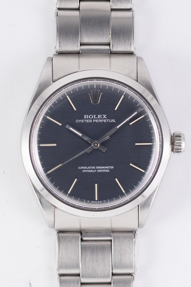 ROLEX OYSTER PERPETUAL Ref.1002 Blue Dial