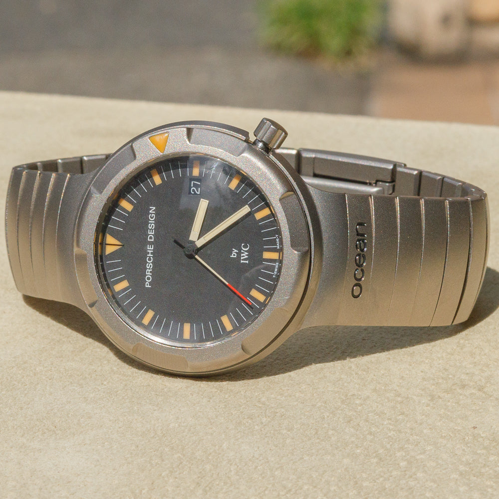 Porsche Design by IWC Black Dial 18K Gold & Stainless Steel