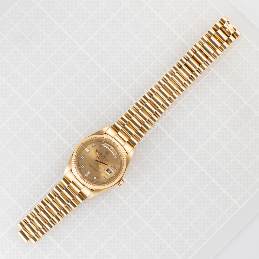 ROLEX DAY-DATE Ref.1803G 10 Point Diamond