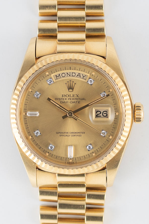 ROLEX DAY-DATE Ref.1803 10 Point Diamond