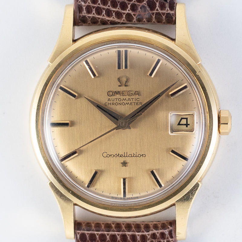 OMEGA Constellation Ref.14393 18K Yellow Gold ONYX INDEX