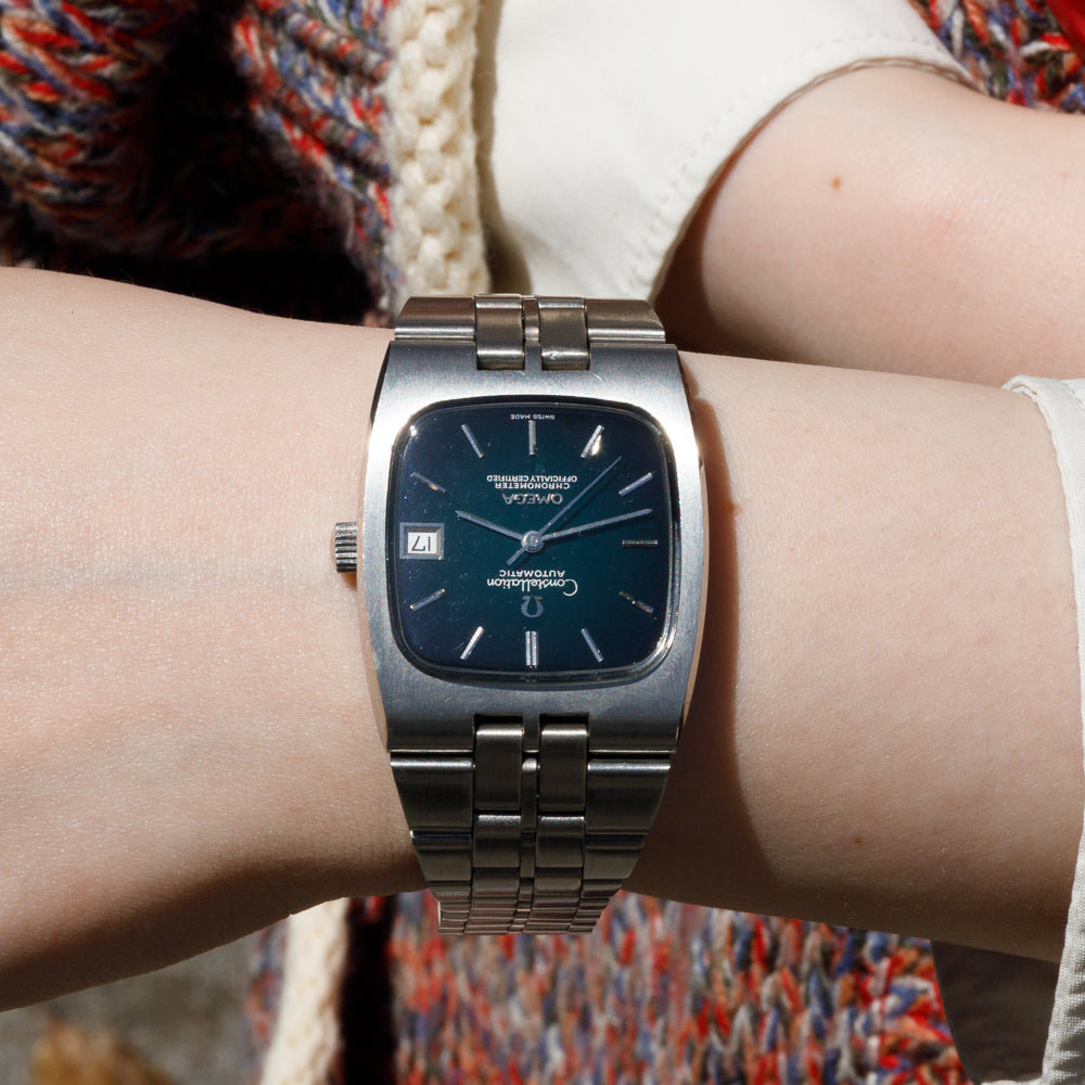 OMEGA CONSTELLATION Deep Green REF.168.059  BOX &Tags