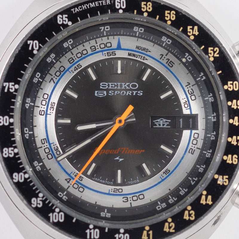 SEIKO 5 SPORTS SPEEDTIMER Rallymeter REF.7015-7020 Blue Rally