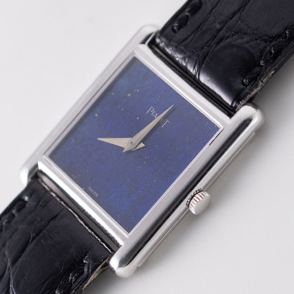 PIAGET REF.90802 Tank Lapis Lazuli – TIMEANAGRAM