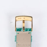 CORUM Ref.8781 Oval 18K Yellow Gold Brown Linen Dial