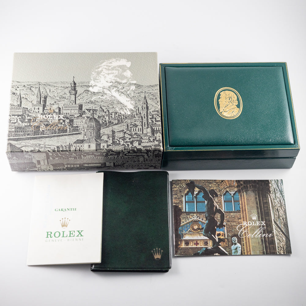 ROLEX CELLINI REF.4105 NEW OLD STOCK FULL SET – TIMEANAGRAM