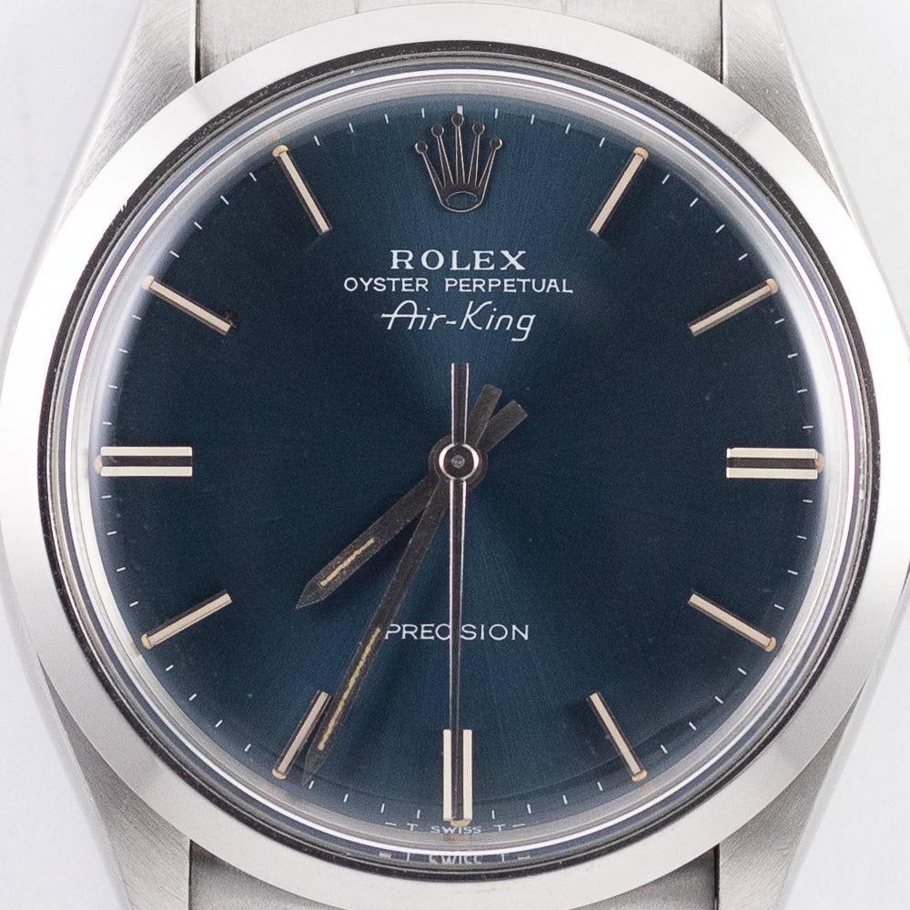 ROLEX Air-King Ref.5500 Blue Dial – TIMEANAGRAM