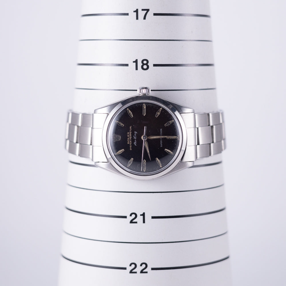 ROLEX Air-King Ref.5500 Black Gilt Tropical Dial