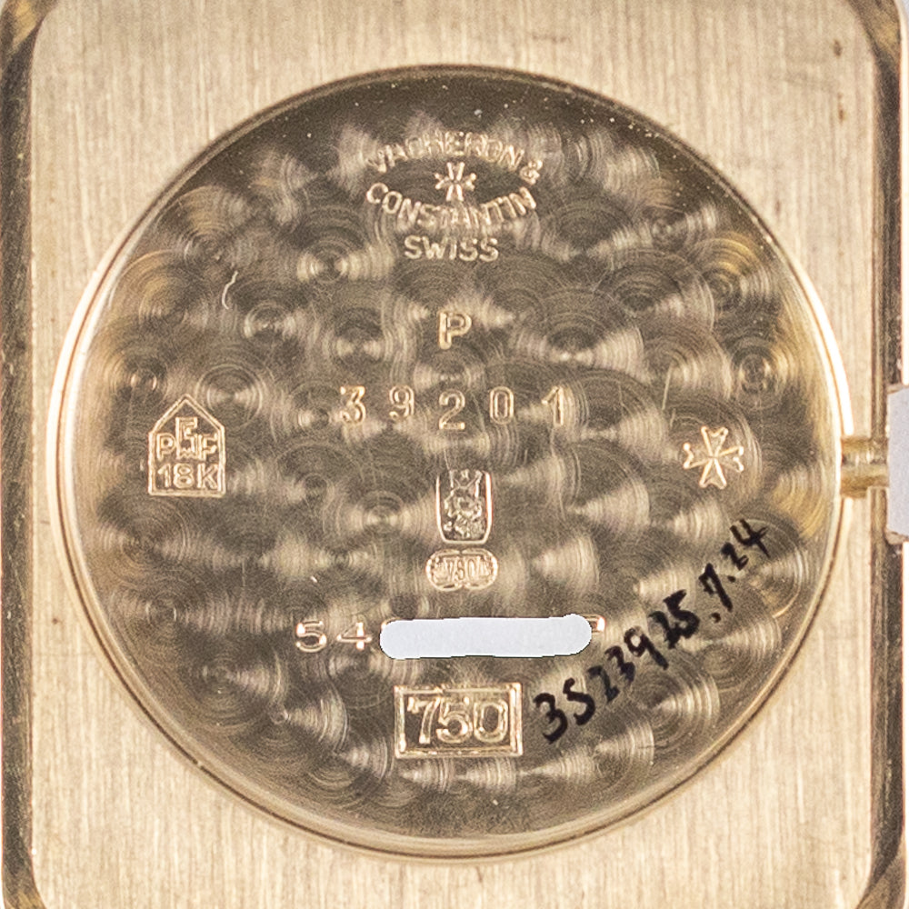 VACHERON & CONSTANTIN Ref.39201 Cal.1015 Tank
