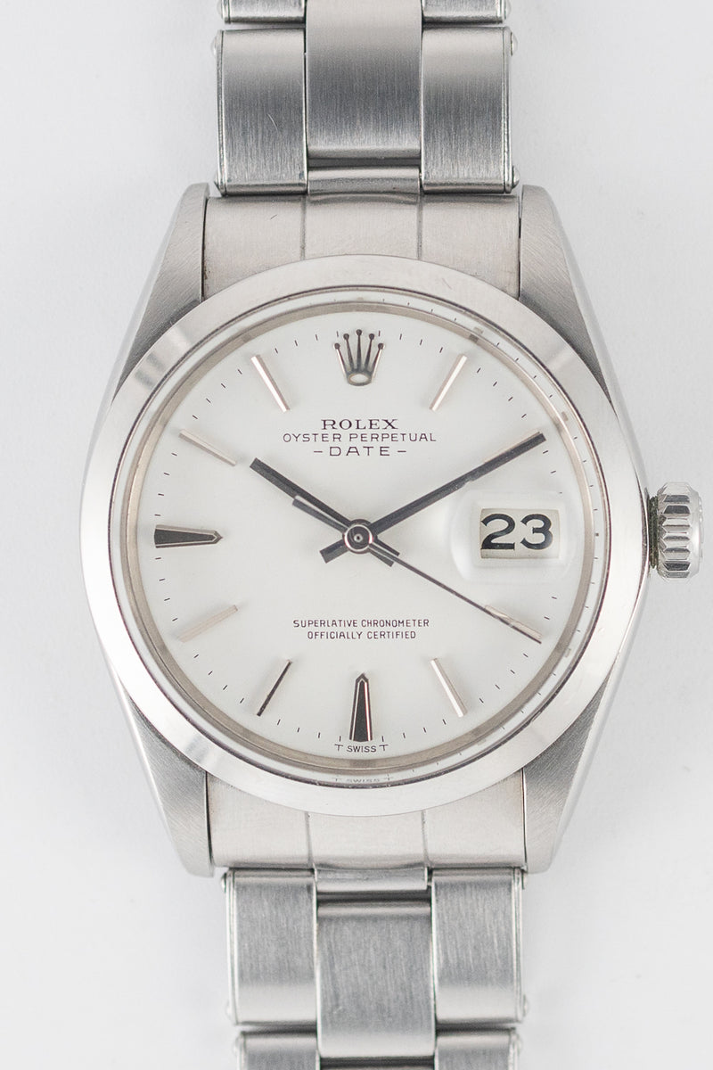 ROLEX OYSTER PERPETUAL DATE Ref.1500 White Dial