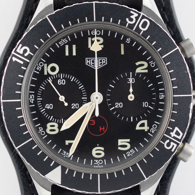 HEUER 3H Bundeswehr Ref.1550SG Flyback