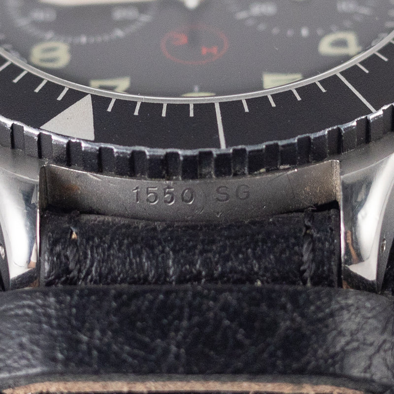 HEUER 3H Bundeswehr Ref.1550SG Flyback