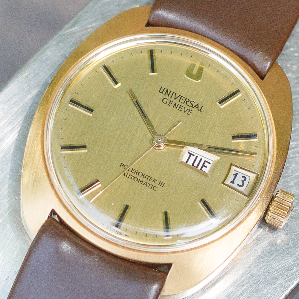 UNIVERSAL GENEVE POLEROUTER Ⅲ Ref.572102 NEW OLD STOCK