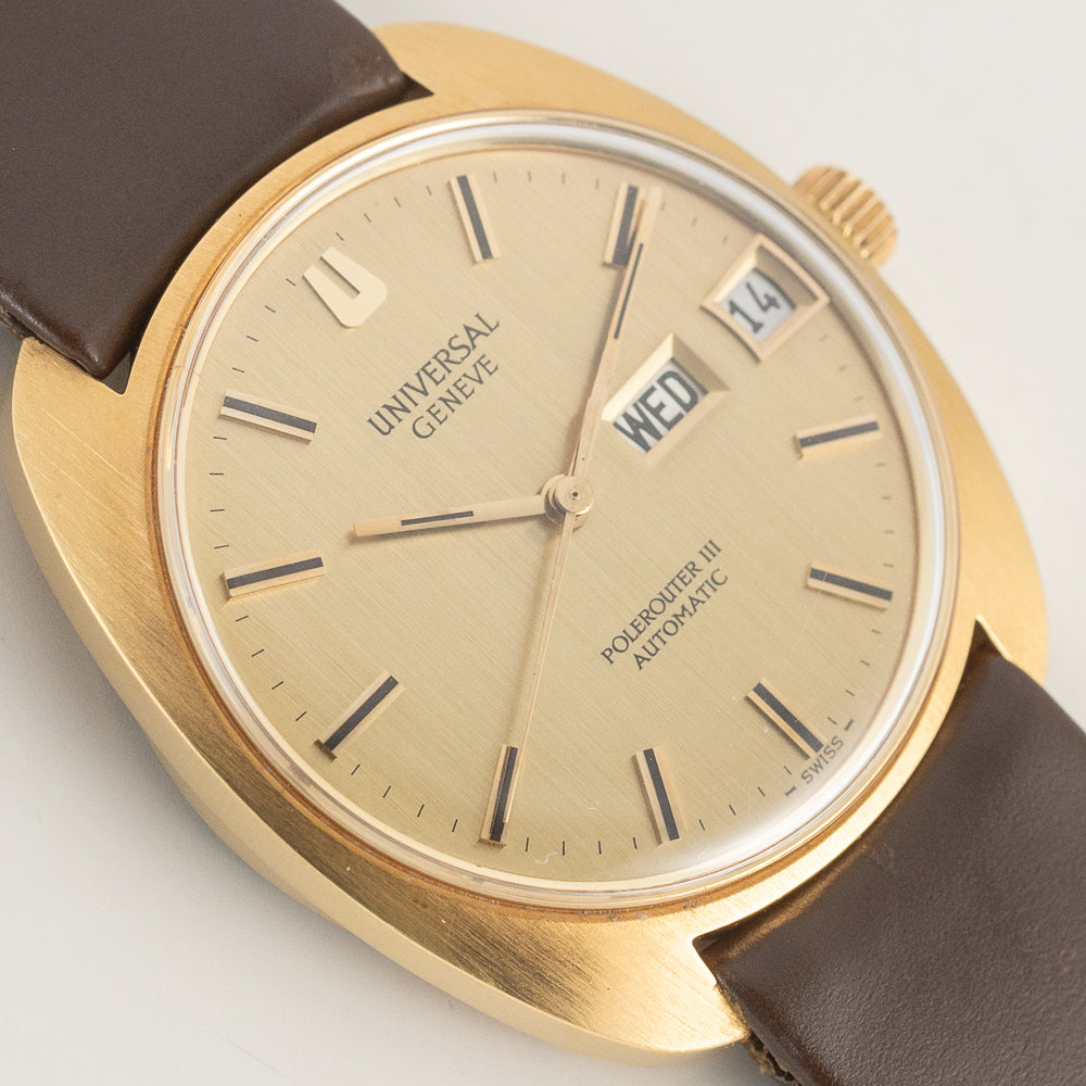 UNIVERSAL GENEVE POLEROUTER Ⅲ Ref.572102 NEW OLD STOCK
