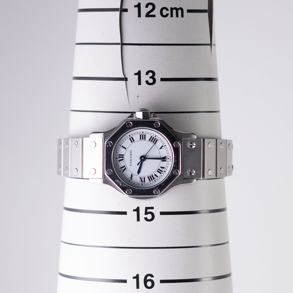 CARTIER SM SANTOS OCTAGON Ref.0906 AUTOMATIC BOX