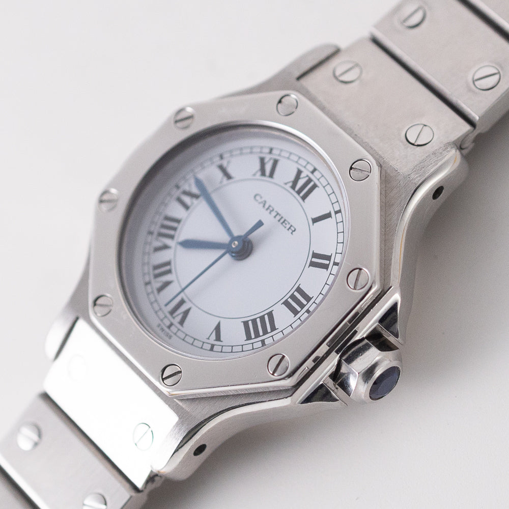 CARTIER SM SANTOS OCTAGON Ref.0906 AUTOMATIC BOX