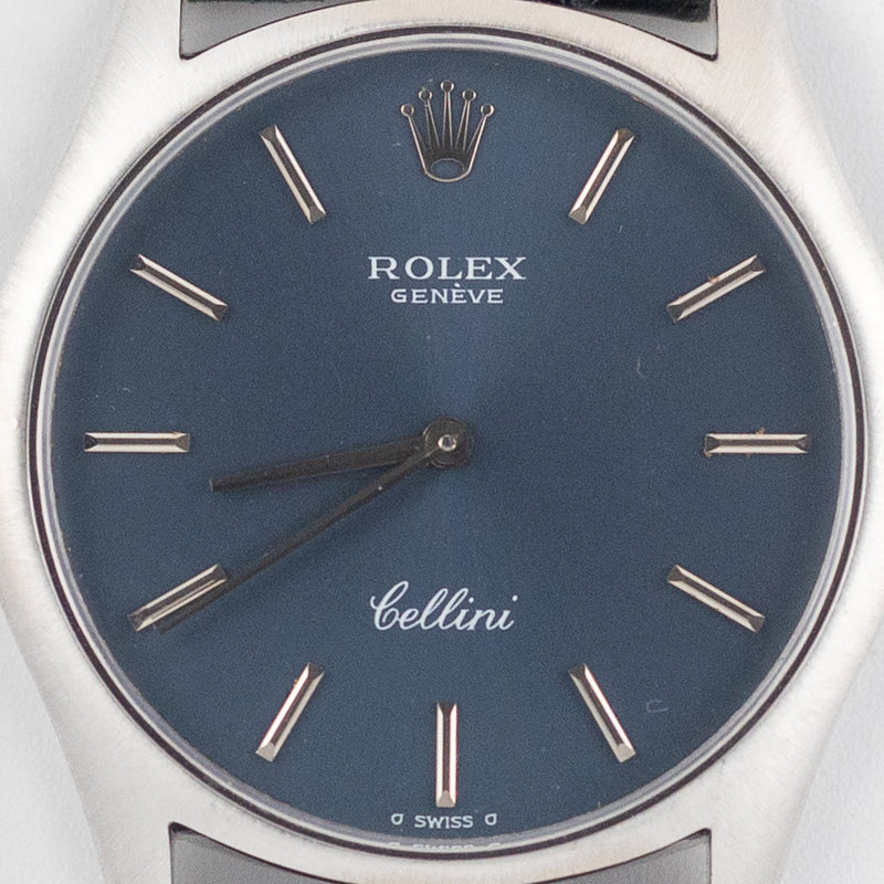 ROLEX Cellini Ref.3804 6233 Blue Sigma Dial