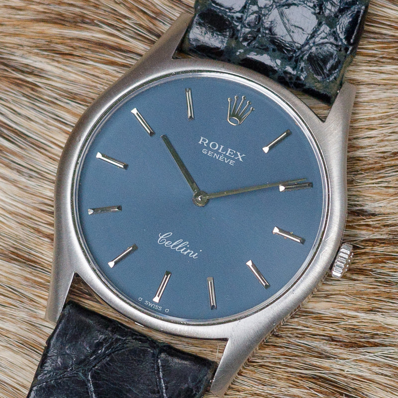 ROLEX Cellini Ref.3804 6233 Blue Sigma Dial