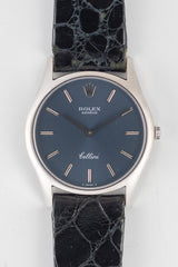 ROLEX Cellini Ref.3804 6233 Blue Sigma Dial