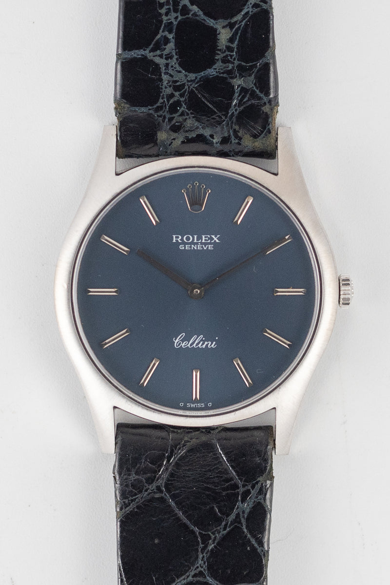 ROLEX Cellini Ref.3804 6233 Blue Sigma Dial