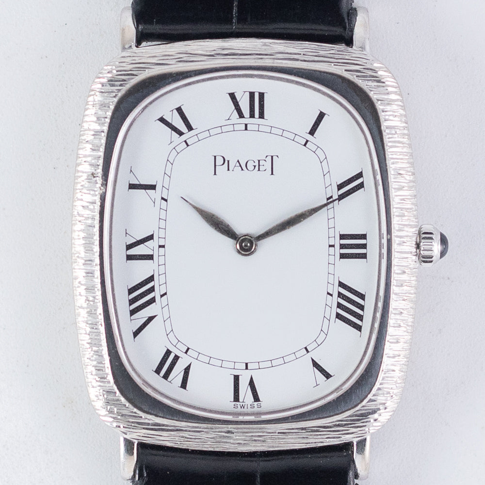 PIAGET Ref.9251 Bark Finish 18K White Gold – TIMEANAGRAM