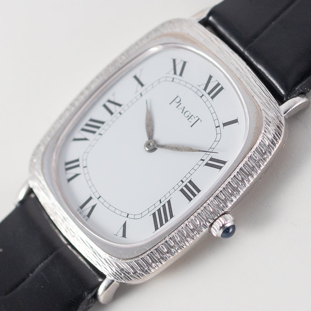 PIAGET Ref.9251 Bark Finish 18K White Gold – TIMEANAGRAM