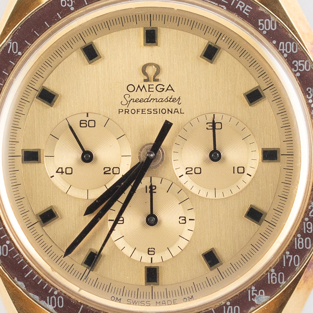 OMEGA Speedmaster Ref.BA 145.022 18K Yellow Gold – TIMEANAGRAM