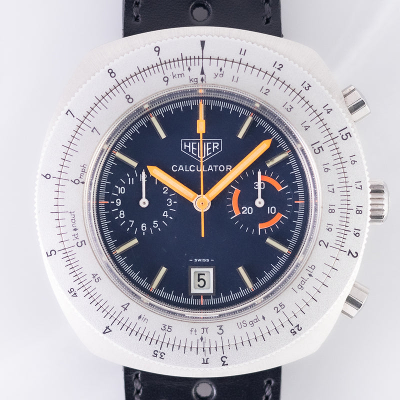 HEUER CALCULATOR Ref.740.633 Manual Wind