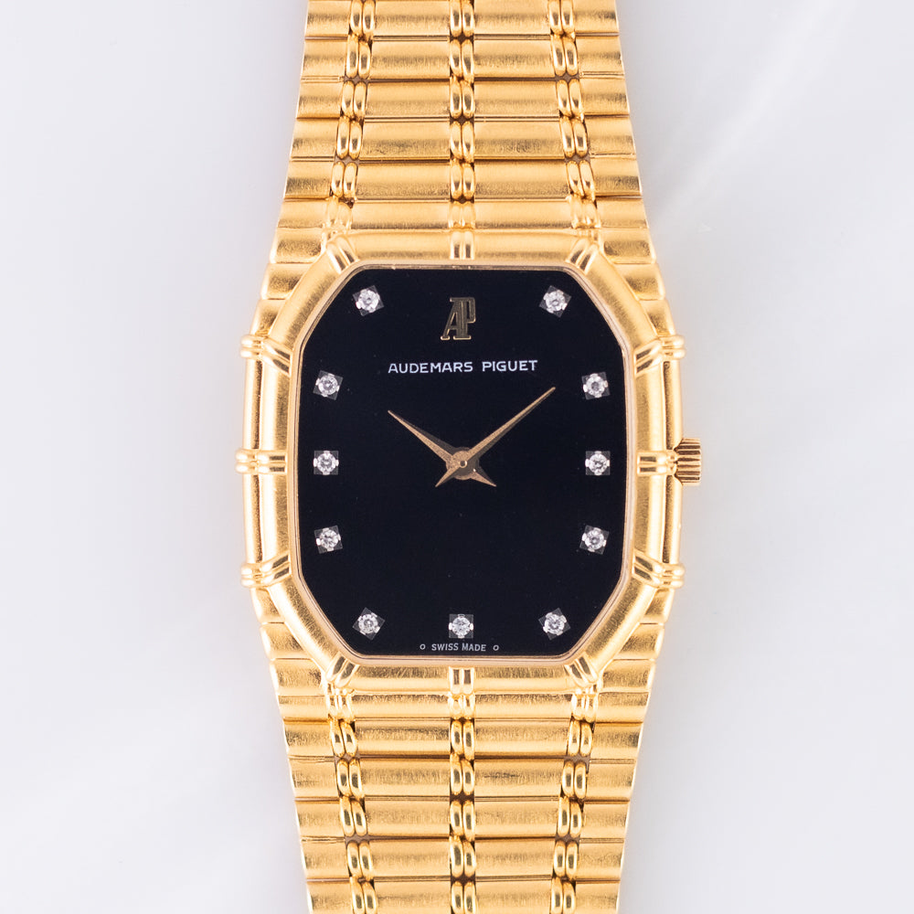 AUDEMARS PIGUET BAMBOO Black Diamond Dial – TIMEANAGRAM