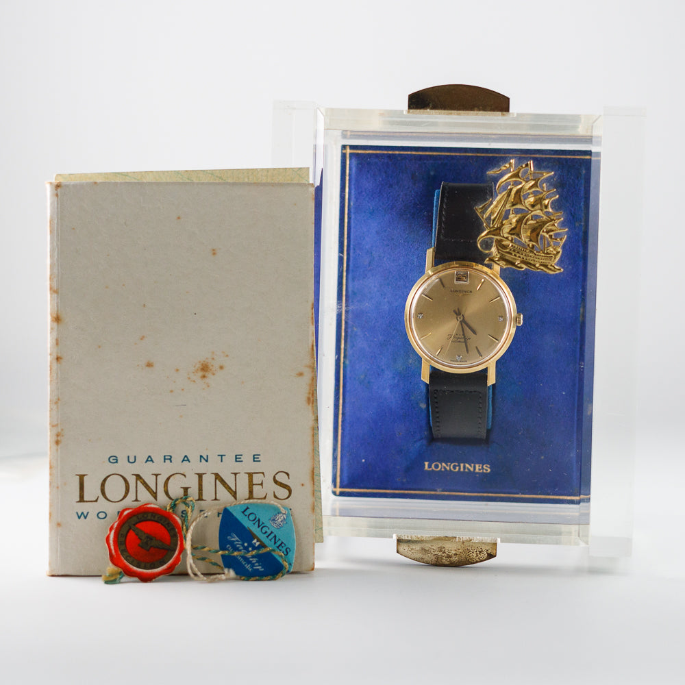 LONGINES Flagship Ref.3508 18K YELLOW GOLD – TIMEANAGRAM