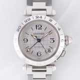 CARTIER LM PASHA GMT Ref.2377 with BOX