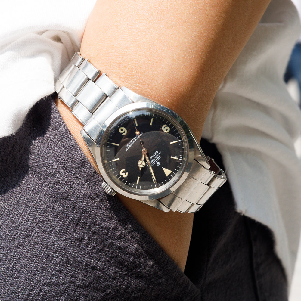ROLEX EXPLORER Ref.1016 MK1 Fat Font Frog Leg