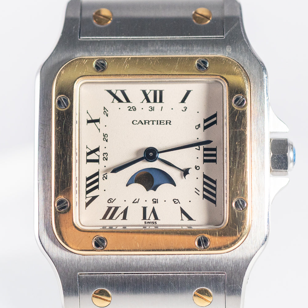 CARTIER LM Santos Galbee Moonphase Ref.119901 BOX