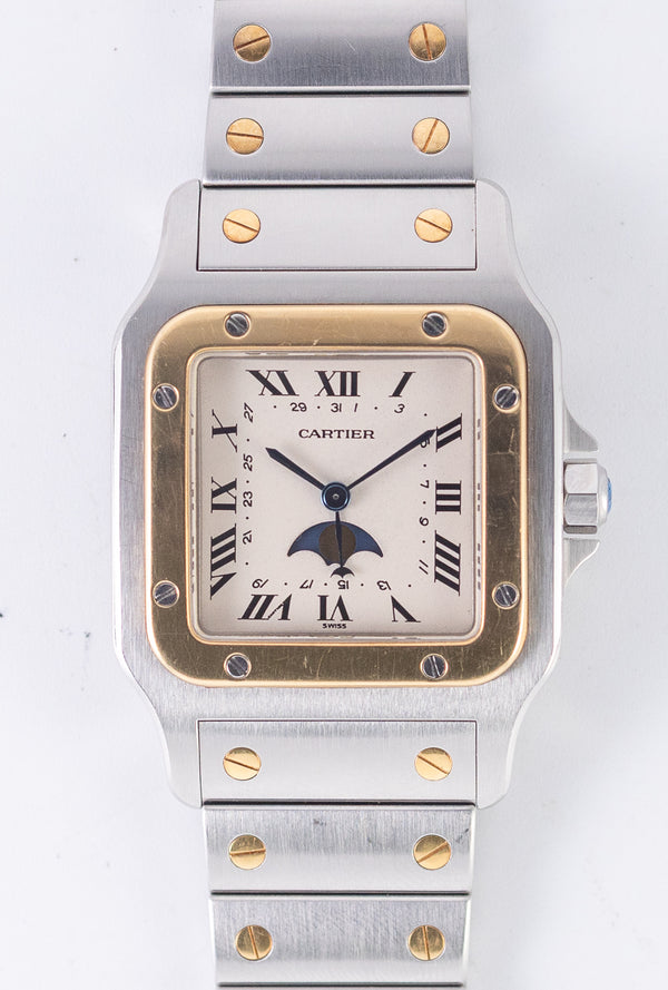 CARTIER LM Santos Galbee Moonphase Ref.119901 BOX
