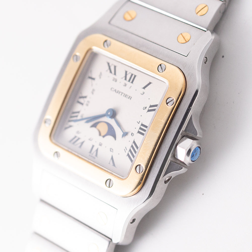 CARTIER LM Santos Galbee Moonphase Ref.119901 BOX