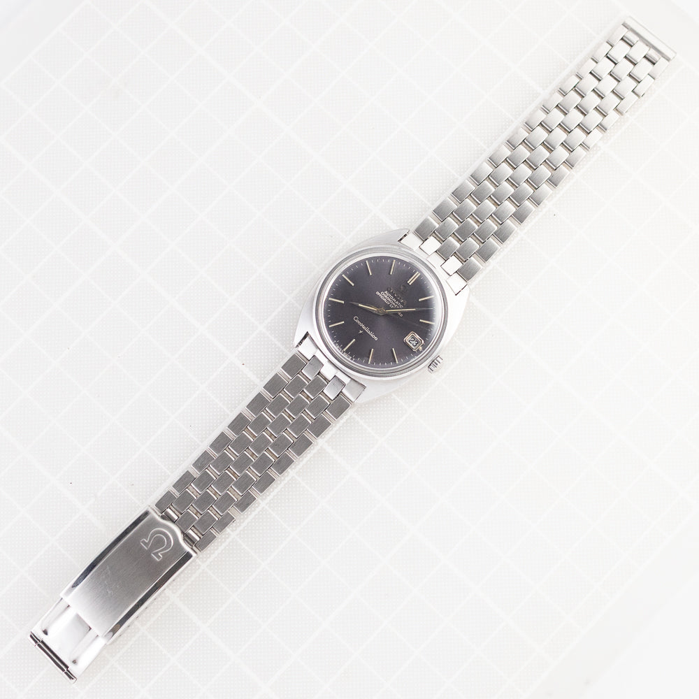 OMEGA Constellation Blue Grey Gilt Dial Ref.168.017