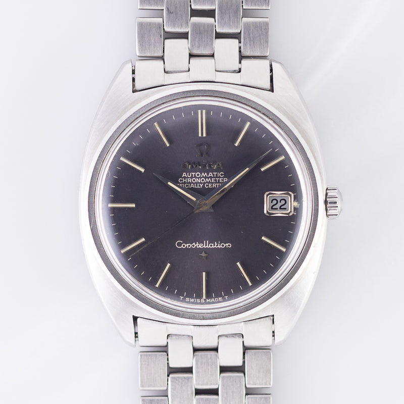 OMEGA Constellation Blue Grey Gilt Dial Ref.168.017 – TIMEANAGRAM