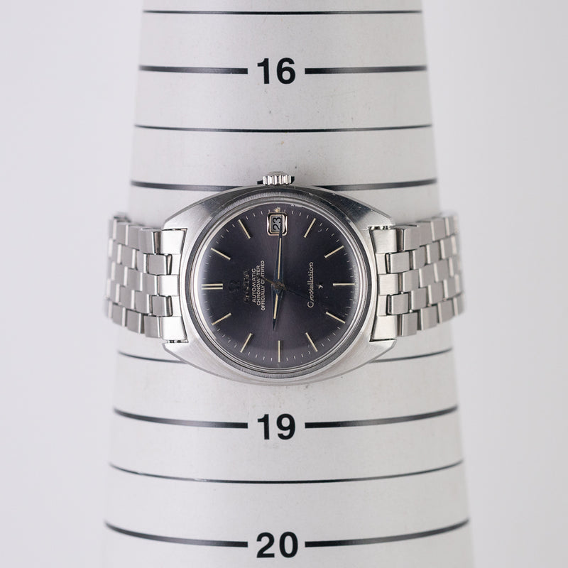 OMEGA Constellation Blue Grey Gilt Dial Ref.168.017 – TIMEANAGRAM