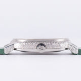 OMEGA DE VILLE tiger eye stone Ref.1031 18K White Gold