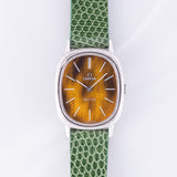 OMEGA DE VILLE tiger eye stone Ref.1031 18K White Gold