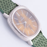 OMEGA DE VILLE tiger eye stone Ref.1031 18K White Gold