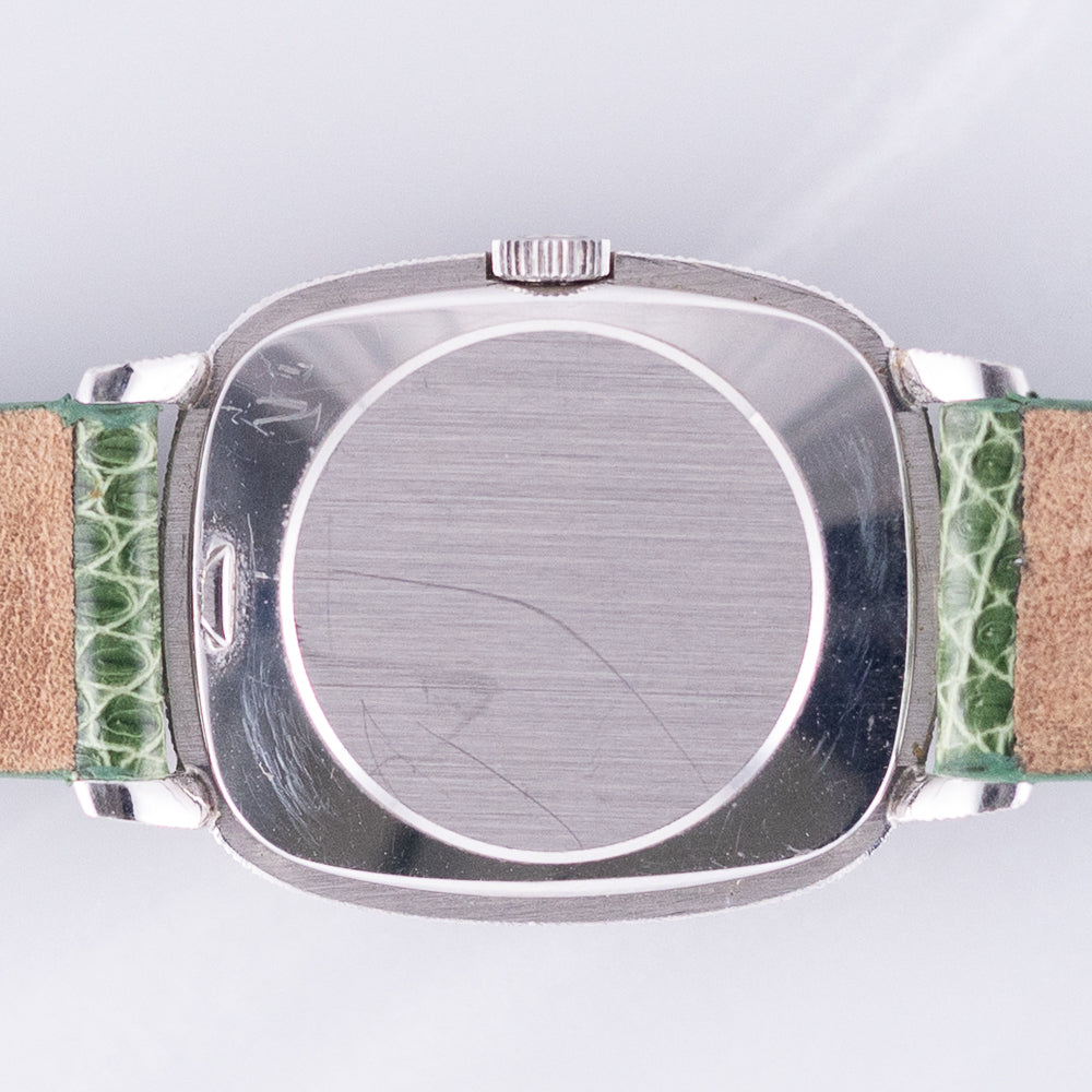 OMEGA DE VILLE tiger eye stone Ref.1031 18K White Gold