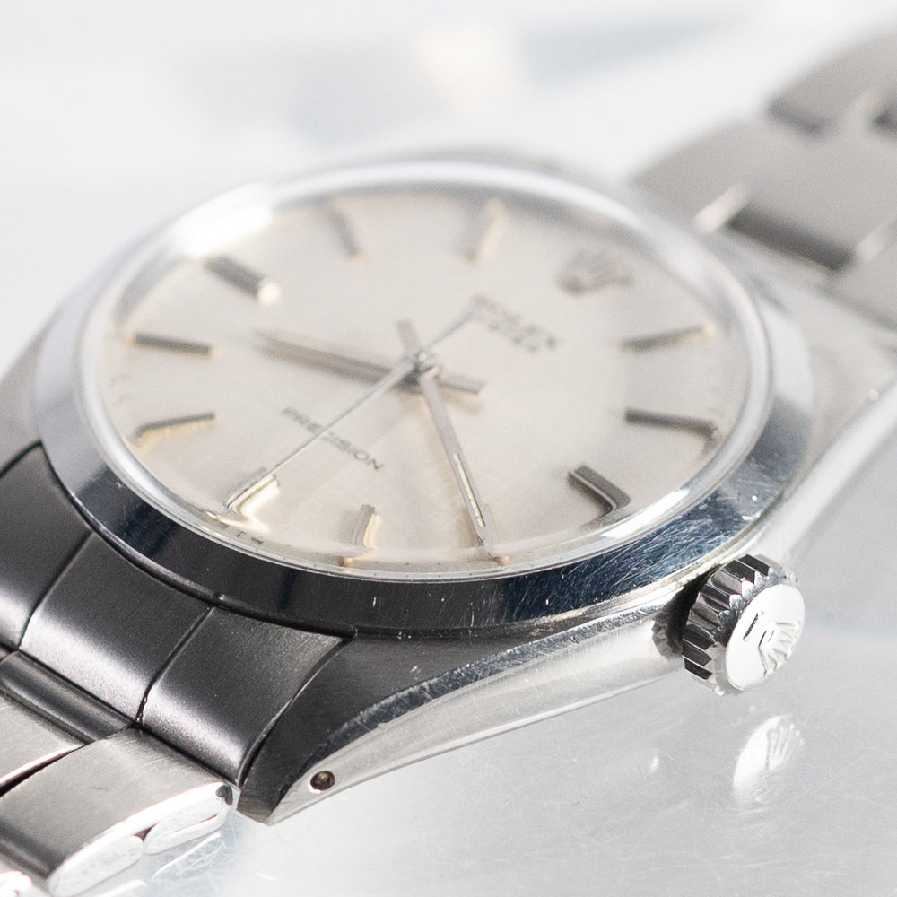 ROLEX OYSTER Linen Dial Ref.6426 w.BOX – TIMEANAGRAM