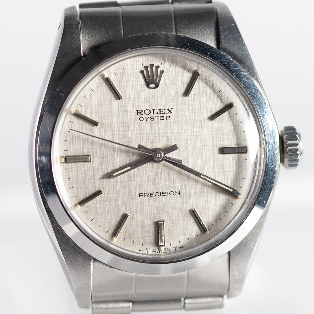 ROLEX OYSTER Linen Dial Ref.6426 w.BOX