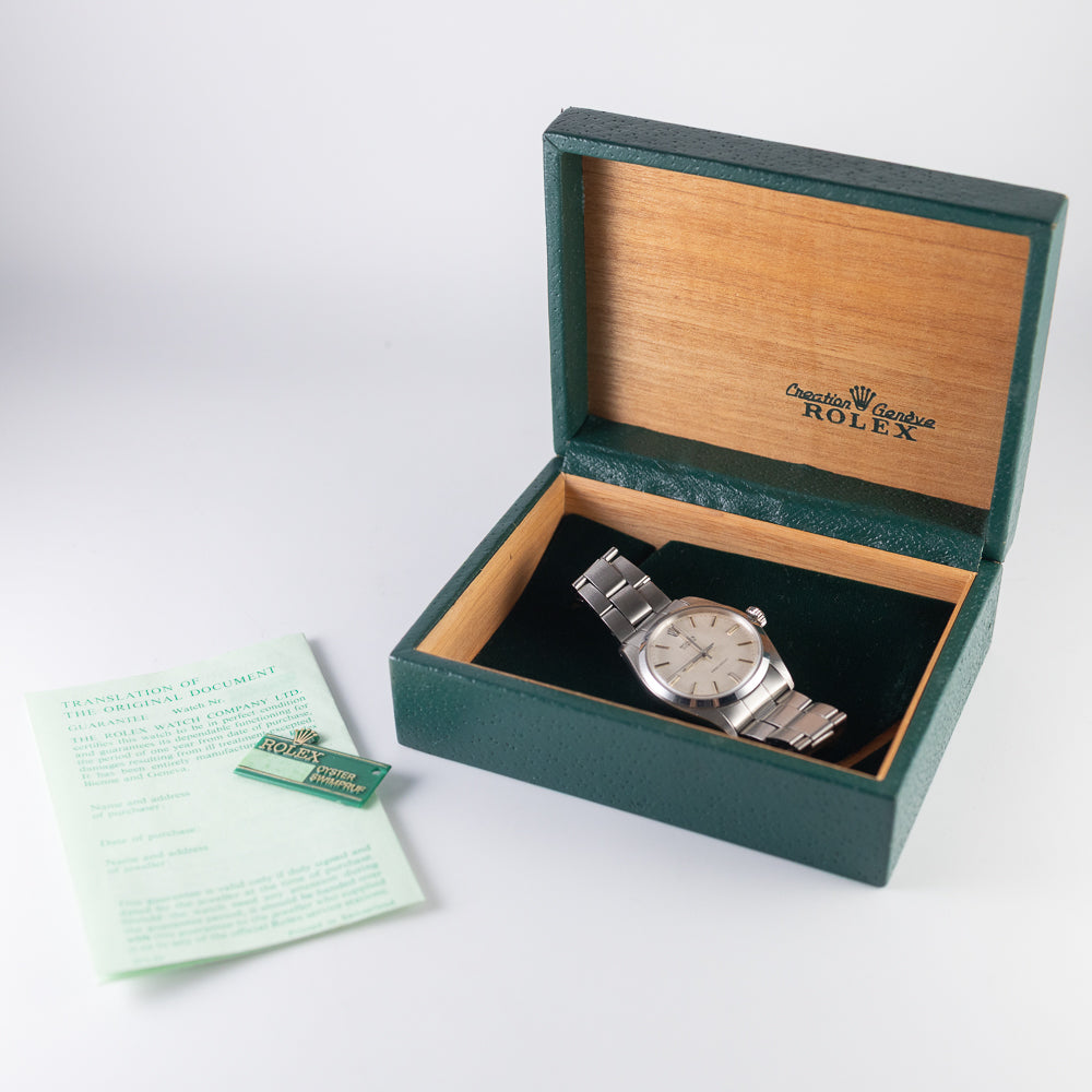 ROLEX OYSTER Linen Dial Ref.6426 w.BOX – TIMEANAGRAM