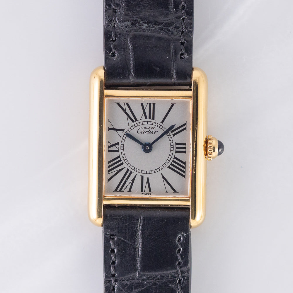 CARTIER SM Must de tank Ref.1613 Oparan Dial