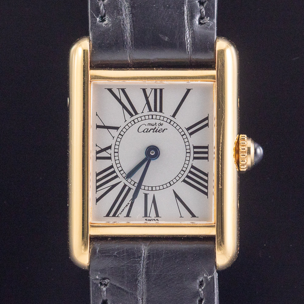 CARTIER SM Must de tank Ref.1613 Oparan Dial