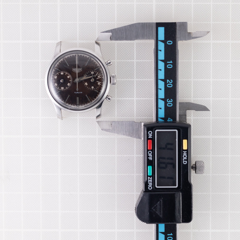 HEUER Pre CARRERA Spillino Case Big Eyes Valjoux 23 REF.414N