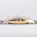 ROLEX DATEJUST Big Coronet Black Gilt Dial 14KYG Ref.1601