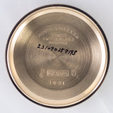 ROLEX DATEJUST Big Coronet Black Gilt Dial 14KYG Ref.1601